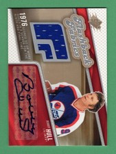 Bobby Hull 2005-06 SPx Flashback Fabrics Jersey Auto #92