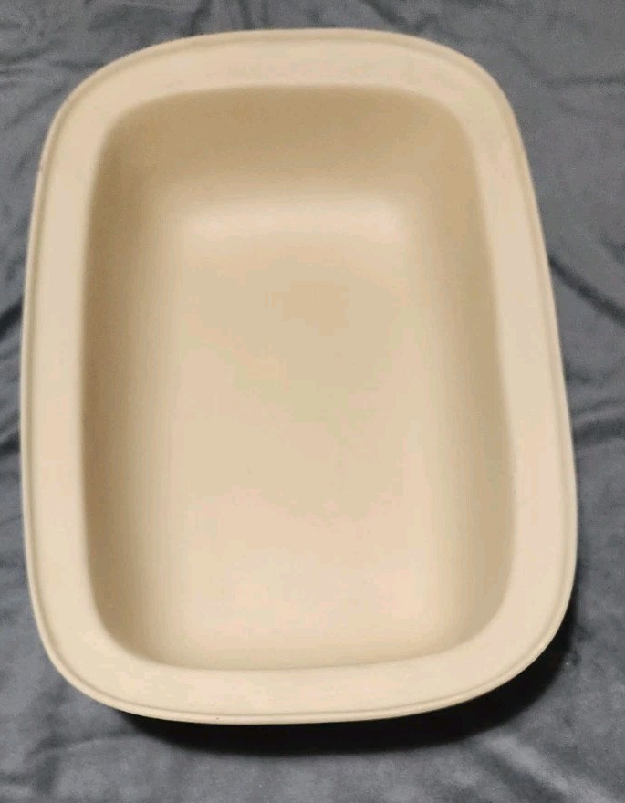 Pampered Chef Heritage Stoneware Rectangular Baker Pan Made in USA