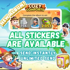 New Album Cheapest Monopoly Go Stickers Monopoly Cards Monopoly Sticker MogoCard