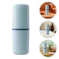 Mouth Wash Cups Toothbrush Travel Holder Small Organizer Portable