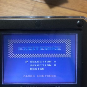 Game Boy Advance Famicom Mini Star Soldier Excite Bike Set of 2 with case and