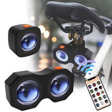 LED Devil Eyes Light for Dynamic 3D Lens Motorcycle Bike Rear Light APP Wireless