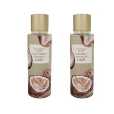 2 New Victoria  s Secret Coconut Passion Brulee Fragrance Body Mist Spray 8.4 oz