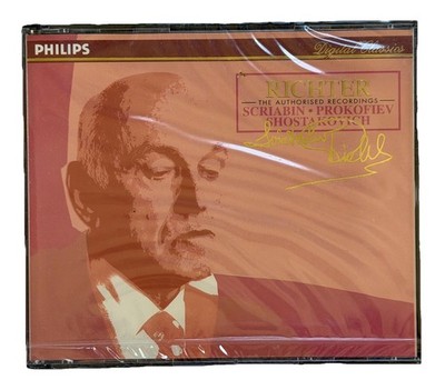 SVIATOSLAV RICHTER Authorized Recordings Scriabin Prokofiev Shostakovich 2CD NEW