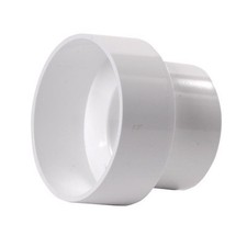 Plastic Trends P654 PVC Reducing Coupling 4 x 3 Dia. in. Hub for Sewer Pipe