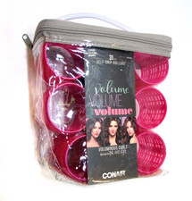 New 2021 Conair 31 pc Plastic Self-Grip Rollers Voluminous Curls Smooth Lift