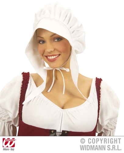 Bonnet Haube - Mittelalterhaube - Kolonialfrau - Bild 2 von 2
