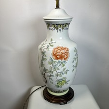 Table lamp Porcelaine De Limoges / Electric Light, Tall Lamp, UK Plug