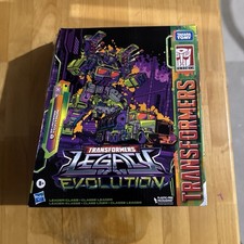Transformers Legacy Evolution Leader Class G2 Universe Toxitron NIB pkg wear