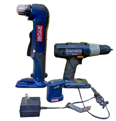 ryobi p240 & Ryobi P205 with charger, no battery, pre-used items