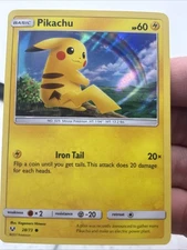Pikachu 28/73 Water Web Holo Promo Sun & Moon Shining Legends Pokémon Card NM