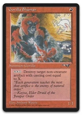 Gorilla Shaman (Holding Baby) #107 (NM) Alliances ALL Magic MTG