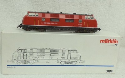 Marklin 3384 / 37384 SBB AM 4/4 5 polig DIGITAAL metaal Sluitlicht in DOOS 3184