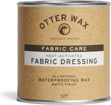 Otter Wax Heat-Activated Fabric Dressing 1/2 Pint Meltable Waterproofing Tre