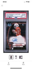 2024 BOWMAN U CHROME SAPPHIRE PSA 10 ISAIAH BOND CHROME PRSPCT AU-BLACK REF /10