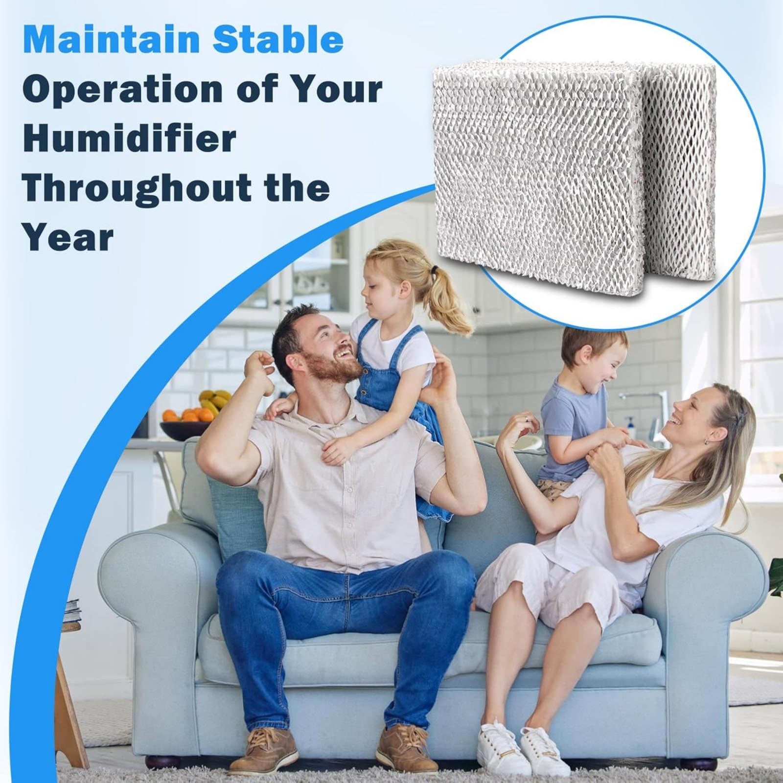 For Aprilaire 10 Humidifier Water Panel Replacement Filter Pack of 2 for 550