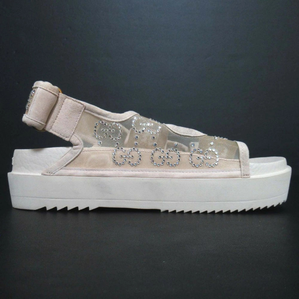 GUCCI GG Rhinestone Sports Sandals Size 35 Approx. 22cm Beige Women's thumbnail 3