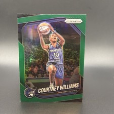 2025 Panini WNBA Prizm COURTNEY WILLIAMS Green Prizm #69 Minnesota Lynx