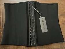 NWT YIANNA Faja Colombiana Body Shaper Waist Trainer Tummy Control Black sz L