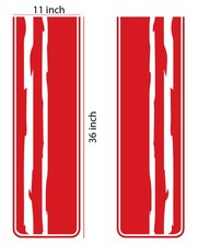 Vinyl Racing Stripes Decal 36x11 Trunk Tailgate Section Car Or Truck Stickers Vinyl Racing Stripes Decal 36x11 Trunk Tailgate Section Car Or Truck Stickers