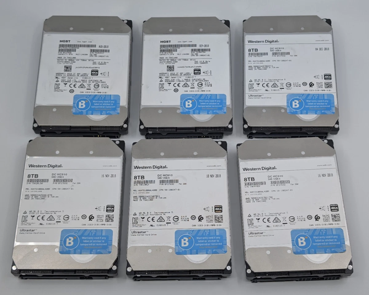 8TB SAS Computer Internal Hard Disk Drives for sale | eBay