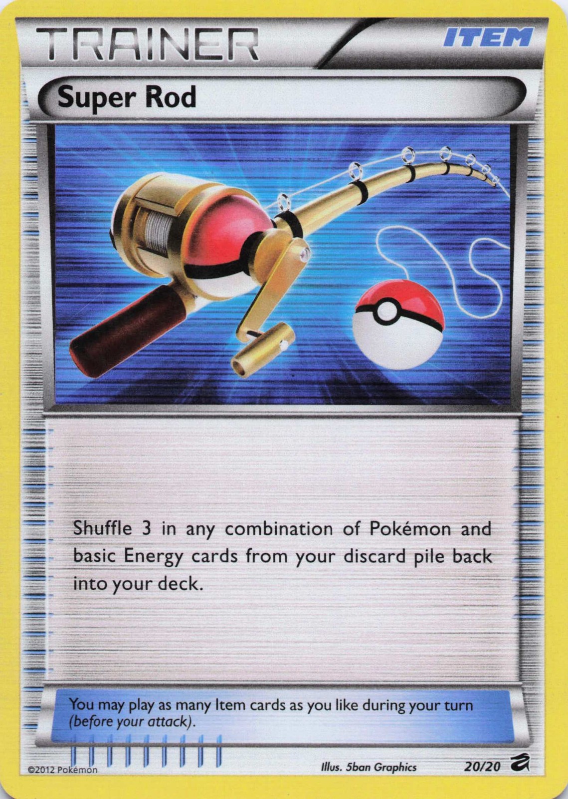Super Rod Holo Rare Holo Dragon Vault 20/20 LP