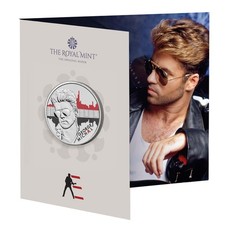 2024 George Michael Colour £5 Pound Coin Royal Mint Sealed Pack BU