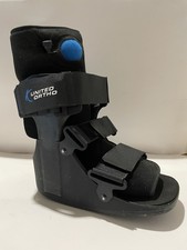United Ortho Short Air Cam Walker Fracture Boot SMALL Black