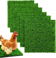 Chicken Nesting Pads, Washable Artificial Grass Nesting Pads for Chicken Coop, S