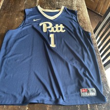 Nike Dri-fit Pittsburgh Panthers Pitt NCAA Basketball Jersey #1 Mens 2xl