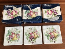 Pilkington's vintage ceramic wall tiles - Fruits