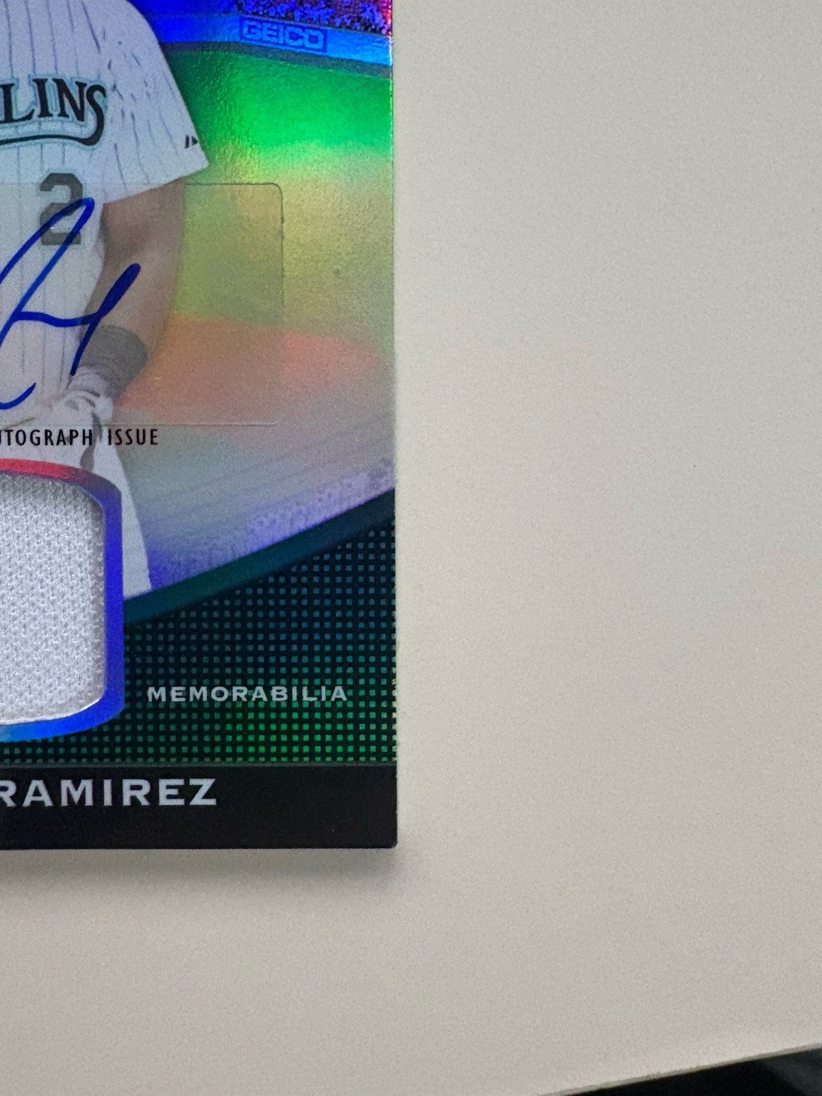 2011 Topps Triple Threads Hanley Ramirez Auto Patch /50 view 3
