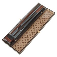 LOUIS VUITTON Monogram Chop Stick Wood Brown ...
