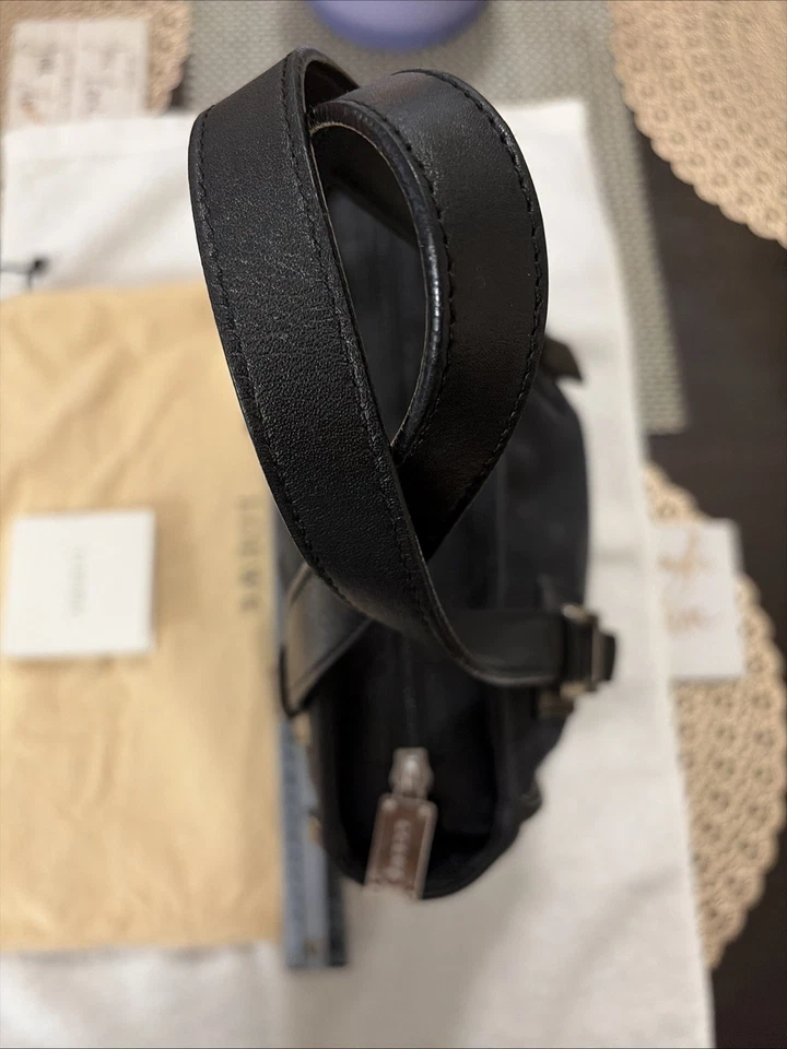 Auténtico bolso de mano Loewe para mujer con asa de lona y cuero con bolsa para el polvo Foto 4 de 4