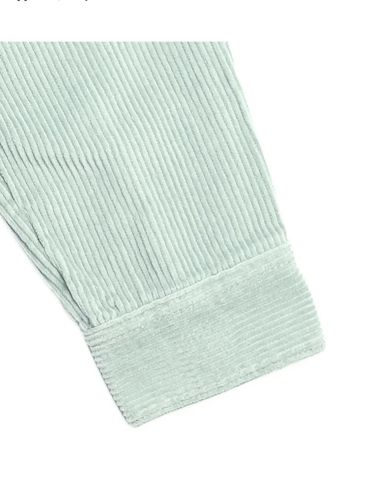 Chaqueta de pana de manga larga Wonder Nation verde medio talla 8M para niños Foto 3 de 4