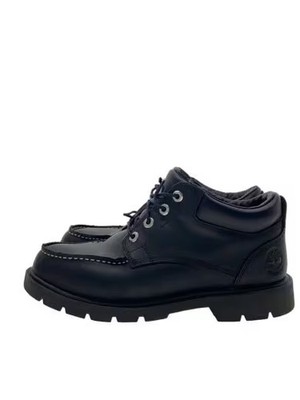 Timberland/BASIC SINGLE MOC TOE OX WP/Moc Toe/Boots/26.5cm/US8.5/BLK/Leather/A98