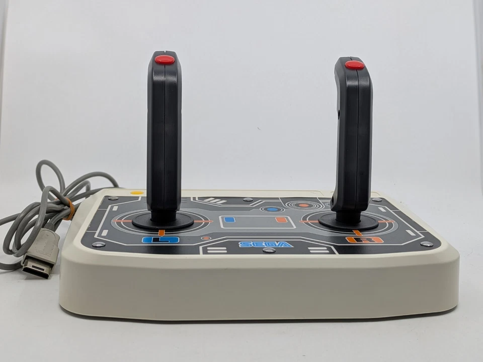 Sega Saturn Twin Stick Arcade Controller HSS-0154 Boxed Tested Working Japan - Image 3 of 4