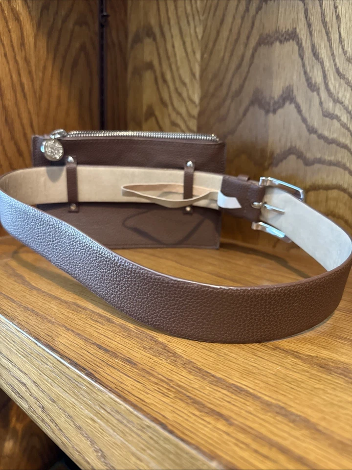 VINCE CAMUTO Bolso Cintura Cuero Sintético Marrón Talla M Foto 3 de 4