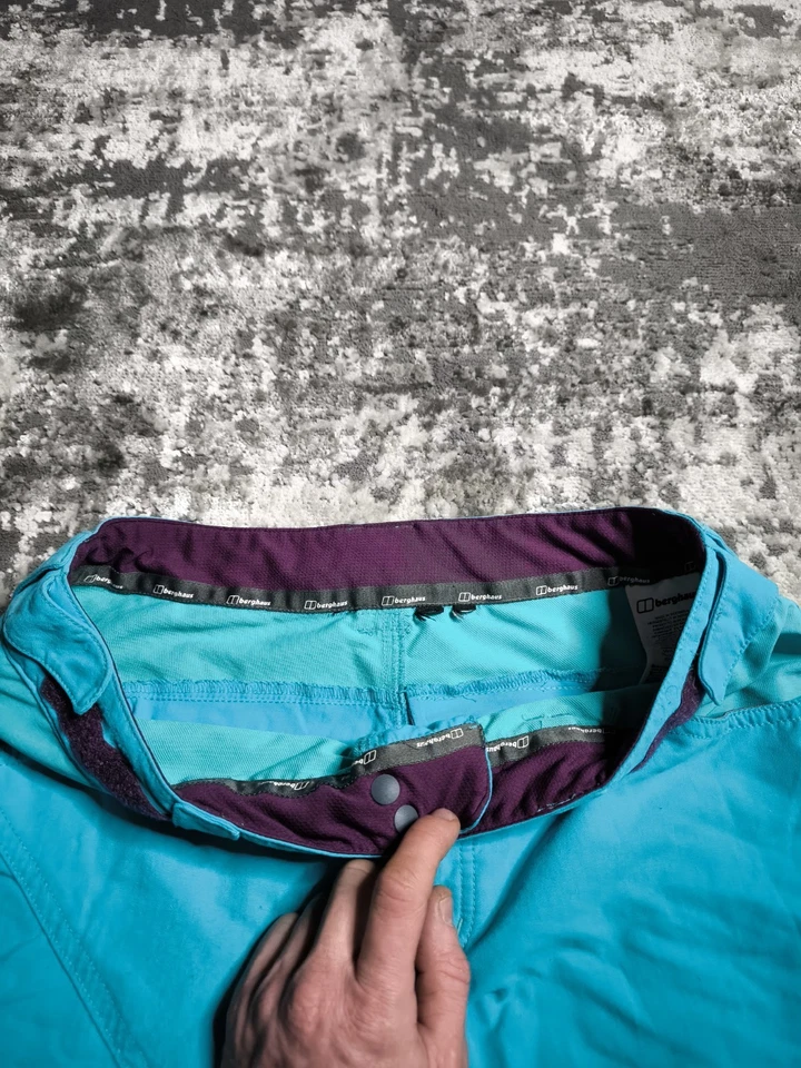 Pantalones cortos de senderismo Berghaus para mujer talla L equipo al aire libre Foto 4 de 4