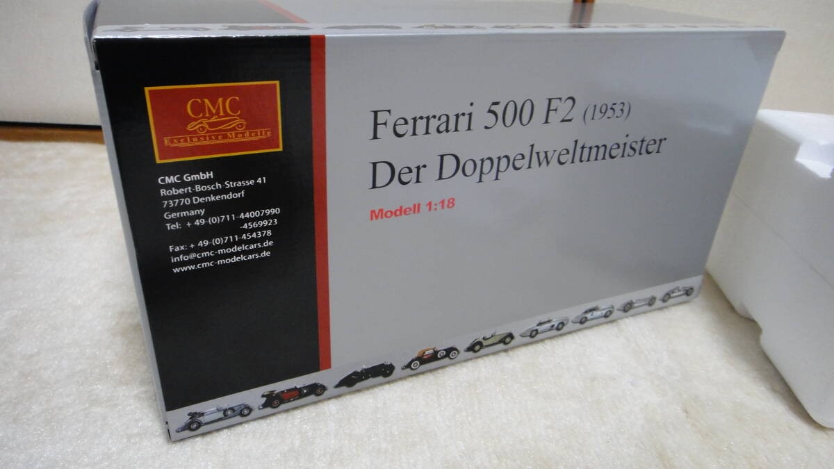 ミニカー CMC Ferrari 500 F2 Der Doppelweltmeister CMC Ferrari 500 F2 1/18 1953 Der Doppelweltmeister 842532 | eBay