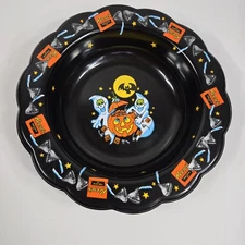 Vtg 90s Halloween Candy Dish Reese's Hershey's Plastic Berman Industries Retro
