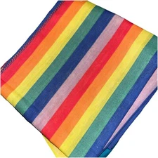 Carolina Creative Bandanna (Rainbow) 22" x 22"