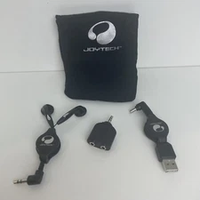 Joytech Reel-in Earbuds & USB With Large Aux Adapter