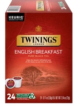Twinings of London English Breakfast Tea K-Cups for Keurig 24 Count