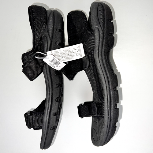 New Old Navy Mens DLX Hiking Sandals Black Jack W tags 2 Adjustable Straps 8-9 - Afbeelding 5 van 14