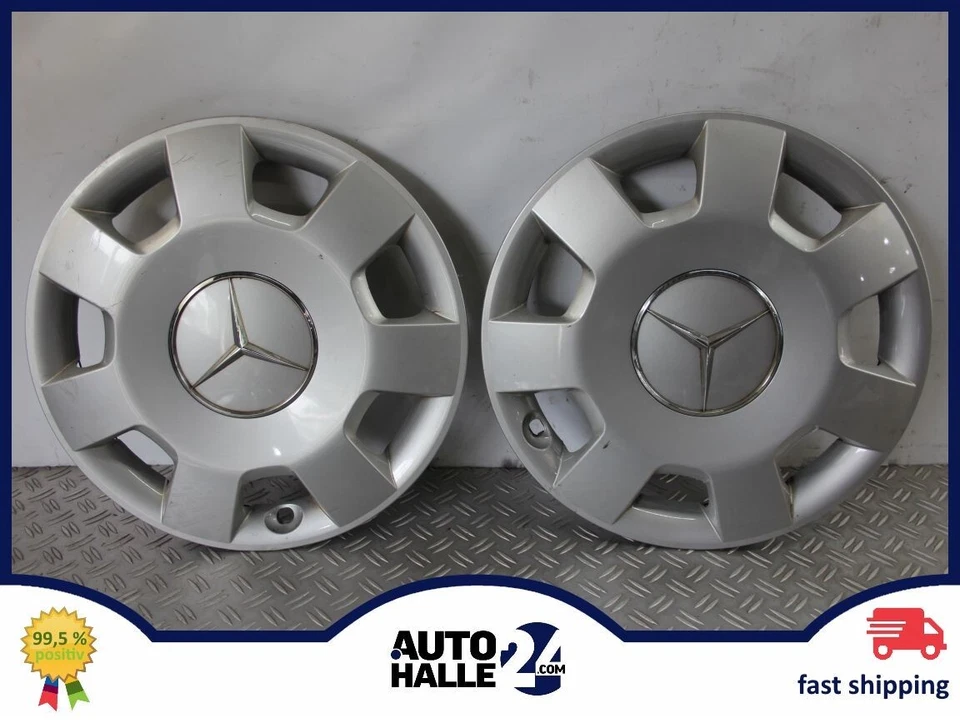 106601 Mercedes-Benz Raddeckel Radkappe Vorne Hinten Satz 16 Zoll A1694000525 - Bild 2 von 4