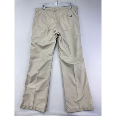 J. LINDEBERG Lifestyle Golf Pants Mens 34x30 Khaki Water Resistant