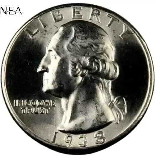 1938 Washington Quarter ~ Gem BU ~~ 90% Silver