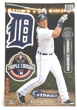 Miguel Cabrera 2012 Fathead TRIPLE CROWN Detroit Tigers Wall Decal Miggy 3,000