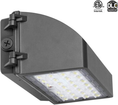 70 Watt Full Cut Off LED Wall Pack Light Outdoor 5000K ETL DLC Replac 200-300HID